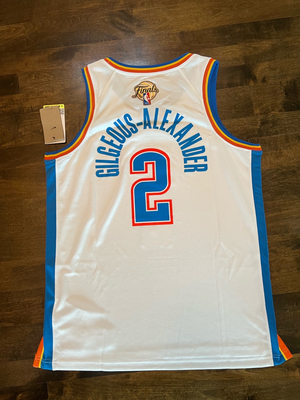 Shai Gilgeous Alexander OKC Thunder finals jersey size L